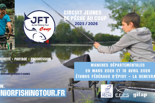 Juniors Fishing Tour 2026 : Rendez-vous pour la 2ème manche à Épisy !