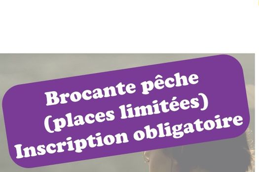 PREPARATION DE LA FETE DE LA PECHE (J - 4) - FINALISATION DE LA BROCANTE PECHE 