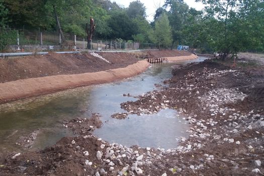 Travaux de restauration sur l'Yerres, deuxième phase!
