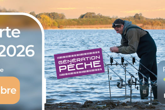 Communiqué de presse FNPF - Cartes de pêche 2026 : un an de plaisir en ligne de mire !