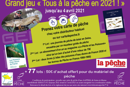 Ouverture de magasin de pêche et jeu concours