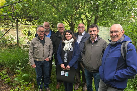 Visite de Yann WEHRLING sur le site Natura 2000 du Petit Morin