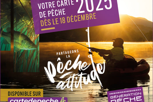 Vente des cartes de pêche 2025