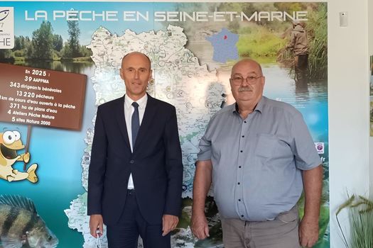 Rencontre constructive entre la Fédération de Pêche et M. Olivier LAVENKA, maire de Provins et vice-président du Conseil départemental